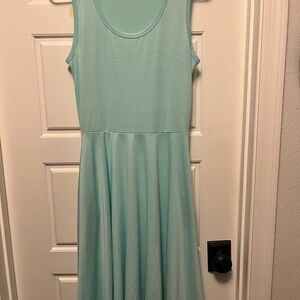 LuLaRoe Aqua Midi Dress